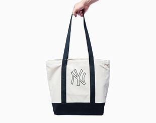 Taška New Era MLB Premium Tote Bag New York Yankees - Ivory / Black