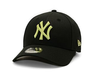 Dětská Kšiltovka New Era - 9FORTY League Essential - NY Yankees - Black / Neon Yellow