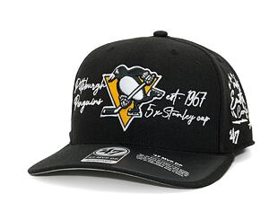 Kšiltovka Adam Wave Custom NHL Pittsburgh Penguins MVP DP Black - "Stanley Cup"