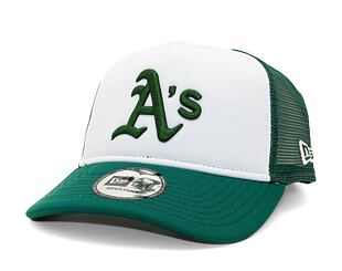 Kšiltovka New Era - 9FORTY Trucker World Series - Oakland Athletics - Dark Green