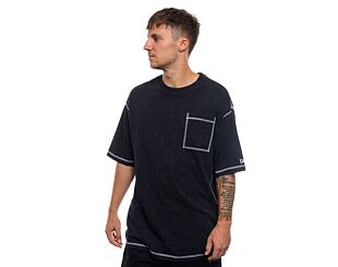 Triko New Era - Wash Oversized Tee - Black / Off White