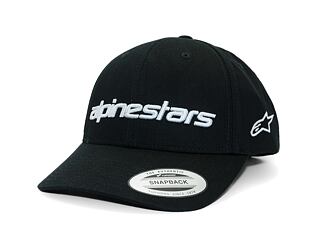 Kšiltovka Alpinestars - Linear Wordmark 2.0 - Black/White