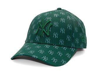 Kšiltovka New Era - 9FORTY MLB Team monogram - NY Yankees - Green