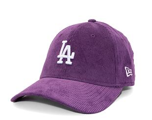 Kšiltovka New Era - 9FORTY MLB Cord - LA Dodgers - Purple / White