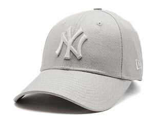 Dámská Kšiltovka New Era - MLB Metallic Denim 9FORTY - NY Yankees - Silver / White