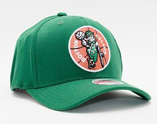 Mitchell & Ness Boston Celtics Team Ground Stretch Snapback Celtics HWC Kelly Green Cap