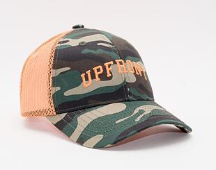 State of WOW SC8858-9704-OS GAMER YOUTH Trucker Camo Neon Orange Kids Cap