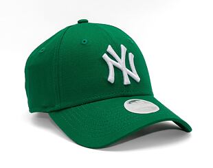 Dámská kšiltovka New Era - 9FORTY League Essential - NY Yankees - Kelly Green / White