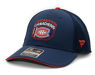 Kšiltovka Fanatics Authentic Pro Draft Montreal Canadiens Athletic Navy/Bright Cardinal