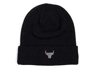 Kulich New Era - Medium Knit Metallic Cuff Beanie - Chicago Bulls - Black