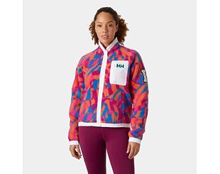 Dámská Bunda Helly Hansen - Woman Imperial Printed Pile Snap - Magenta