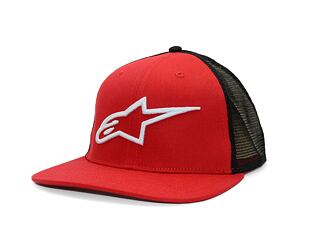 Kšiltovka Alpinestars - Corp Trucker - Red/Black