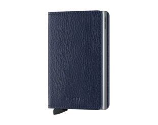 Secrid Slimwallet Vegetable Tanned Navy-Silver