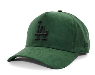 Kšiltovka New Era - 9FORTY A-Frame MLB Faux Suede - LA Dodgers - Green / Black