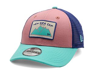 Dětská Kšiltovka New Era - Outdoor 9FORTY TRUCKER - Pink / Teal