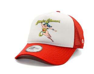 Dětská Kšiltovka New Era - Warner Bros Wonder Woman 9FORTY Trucker - Scarlet