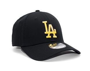 New Era 9FORTY MLB League Essential Los Angeles Dodgers Black / Honey Yellow Cap