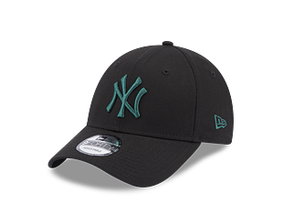 Kšiltovka New Era 9FORTY MLB League Essential New York Yankees Black / Malachite