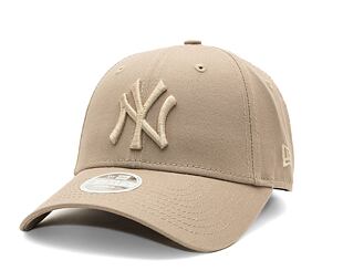 Dámská kšiltovka New Era 9FORTY Womens MLB League Essential New York Yankees Ash Brown / White