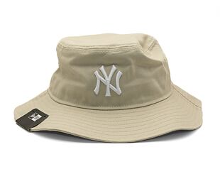 Dámský klobouk New Era MLB Womens Adventure Bucket New York Yankees - Stone / White