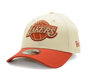 Kšiltovka New Era - 9FORTY Color Block - LA Lakers - Beige / Dark Red