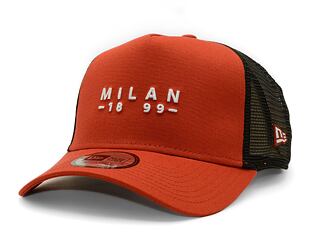 Kšiltovka New Era - 9FORTY Trucker Seasonal Wordmark Trucker - AC Milan - Rust