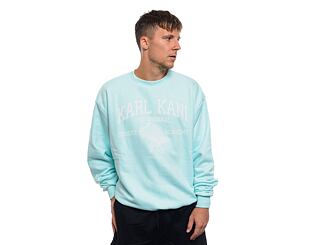 Mikina Karl Kani Street Academy OS Crew light blue