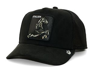 Kšiltovka Goorin Trucker - The Suede Stallion - Black