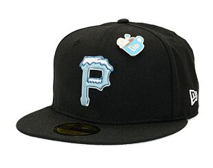 Kšiltovka New Era - 59FIFTY "Wintertime Pin" - Pittsburgh Pirates - Black