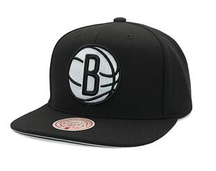 Kšiltovka Mitchell & Ness - Evergreen Black/White Snapback - Brooklyn Nets - Black