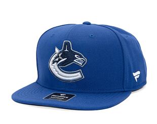 Kšiltovka Fanatics - Vancouver Canucks - A/CAP Str Mid Crn Adj Sqv Sbk - Blue Cobalt