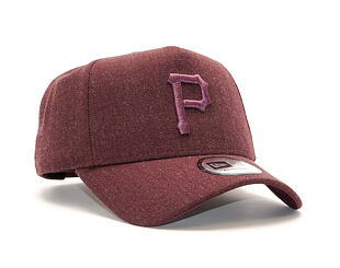 New Era Seasonal Heather 9FORTY A-Frame Pittsburgh Pirates Heather Medium Red Snapback Cap