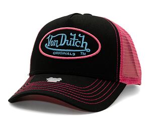 Kšiltovka Von Dutch Trucker Boston - Black/Pink