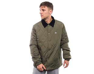 Bunda New Era - Quilted Coaches Jacket - New Olive / White