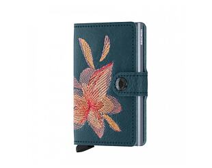 Secrid Miniwallet Stitched Magnolia Petrolio