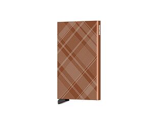 Pouzdro na karty Secrid Cardprotector Laser - Tartan Rust