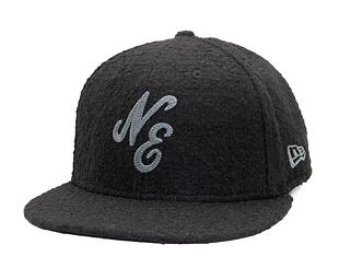 Kšiltovka New Era - 59FIFTY × Shetland Moon® Cloud Wool - Black