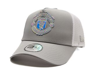 Dětská Kšiltovka New Era - Iridescent 9FORTY Trucker - Manchester United Fc - Gray