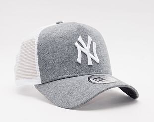 New Era 9FORTY Trucker MLB Jersey New York Yankees Grey Heather / White Cap