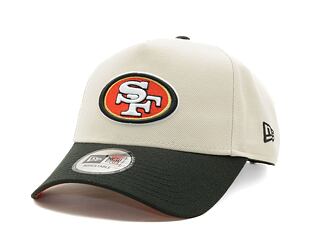 Kšiltovka New Era - 9FORTY A-Frame Cream Patch - San Francisco 49ers - Stone / Black