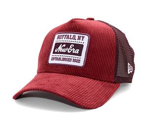 Kšiltovka New Era - Patch Cord 9FORTY Trucker - Burgundy