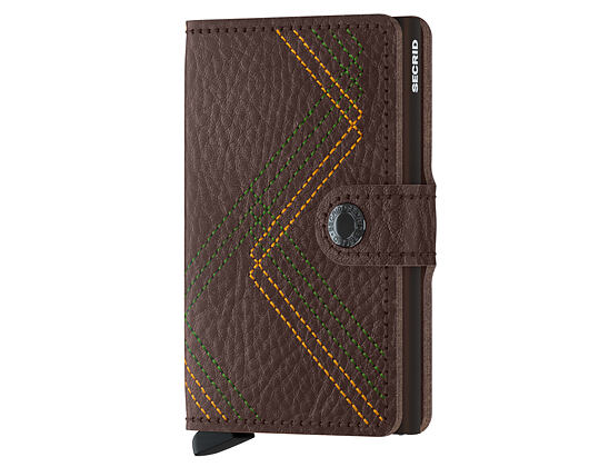 Secrid Miniwallet Stitch Linea Espresso