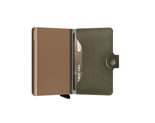 Secrid Miniwallet Saffiano Olive