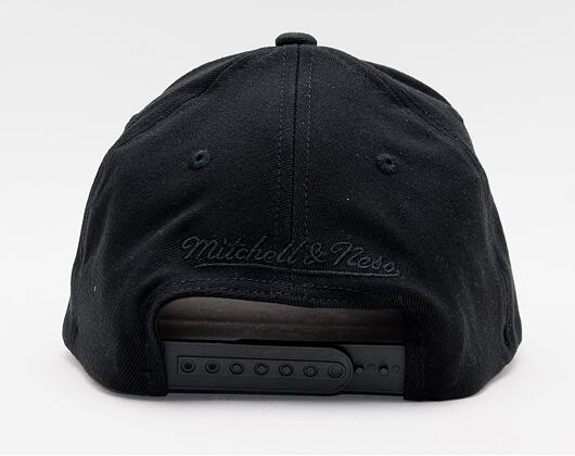 Mitchell & Ness Branded Black Out Arch 110 Snapback Black Cap