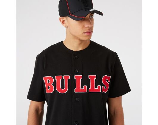 New Era NBA Outdoor Utility Basketball Jersey Chicago Bulls Black T-Shirt