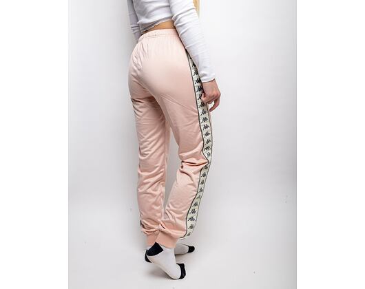 Kappa 222 Banda Wrastoria Slim Pink Blush - Beige - Green Womens Sweatpants