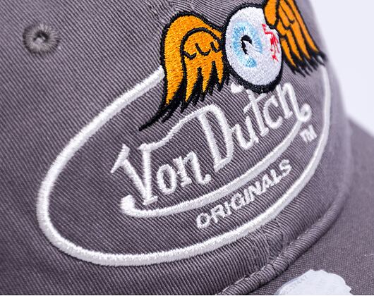 Von Dutch Houston Dadcap Cotton Twill Grey