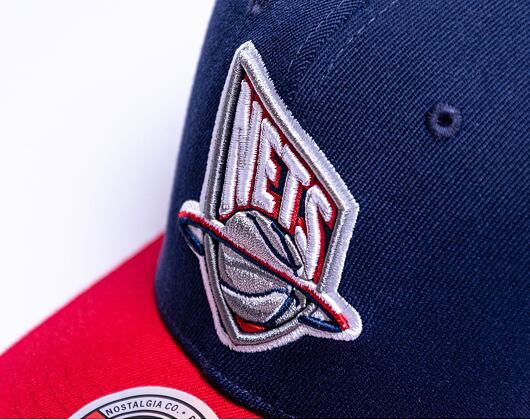 Mitchell & Ness Team 2 Tone 2.0 Stretch Snapback Hwc New Jersey Nets Navy / Red Cap