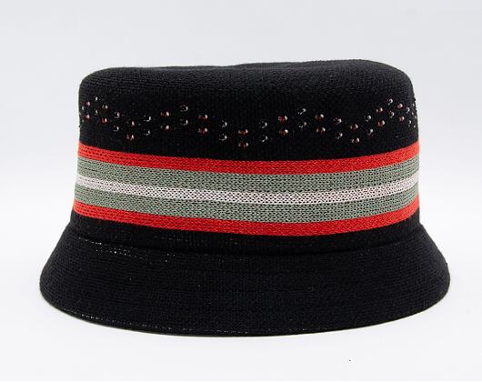 Kangol Slick Stripe Bin Black Hat