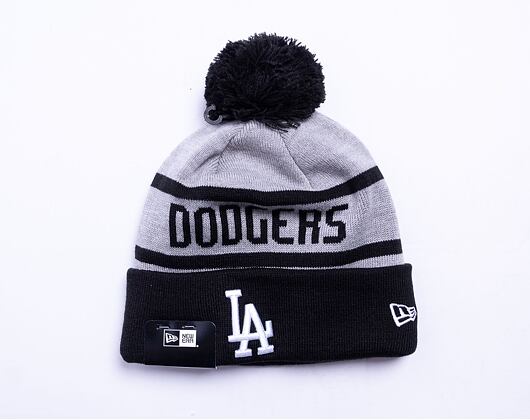 New Era MLB Jake Cuff Beanie Los Angeles Dodgers Heather Grey / Team Color